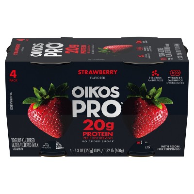 Oikos Pro Strawberry Greek Yogurt - 4ct/5.3oz_4