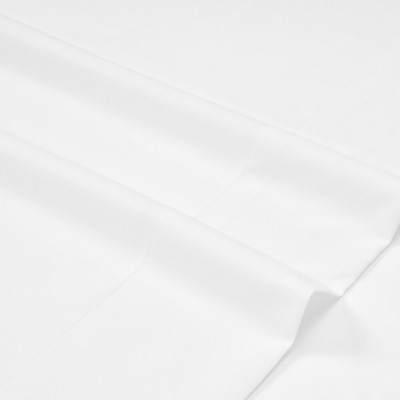 California King Bright White Cotton Deep Pocket Sheet Set