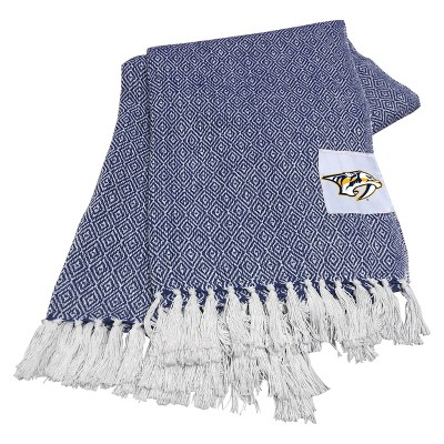 NHL Nashville Predators Farmhouse Throw Blanket