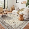 Fulvari Washable Area Rug Vintage Foldable Thin Rug Soft Low-Pile Non-Slip Stain Resistant Floor Indoor Outdoor Carpet - 4 of 4