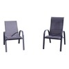 Courtyard Casual Santa Fe 4 pc Reclining Chair Set with Ottomans  Includes Two Reclining Sling Chairs and Two Sling Ottomans - 3 of 4