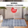 VECELO Front Door Mat Welcome Mat, Absorbent Muddy Kitchen Rugs, Non-Slip Rubber Backing Doormat - 4 of 4