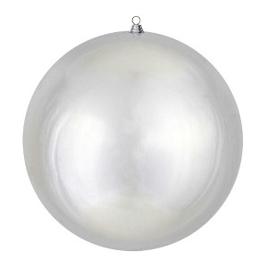 Vickerman Silver Ball Ornament - 1 of 3