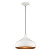 Livex Lighting Amador 1 - Light Pendant in  Shiny White - 4 of 4