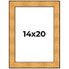 PosterPalooza | Embellished Gold Picture Frame - UV Acrylic, Foam Board Backing, Hanging Hardware - 2 of 4
