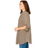 Woman Within Plus Size Rayon 7-Day Pintucked Tunic Blouse - 4 of 4