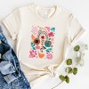 Simply Sage Market Boho Teacher Apple Floral Short Sleeve Tee - 3 of 4
