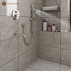 Mondawe 9 Inch 3-functions Wall Mounted Rainfall Shower Body Round Top Spray System with Handheld - 2 of 4