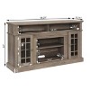 TV Stand Up to 65" with Storage, Modern TV Entertainment Center for Bedroom,TV Media Console Table w/Open Storage Shelve,55 inch Wood TV Cabinet - 2 of 4