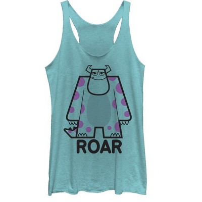 Women's Monsters Inc Sulley Kitty Racerback Tank Top : Target