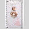 NoJo Disney Princess Enchanting Dreams White and Pink Cinderella A Dream is a Wish Your Heart Makes 100% Cotton Photo Op Nursery Fitted Crib Sheet - 3 of 4