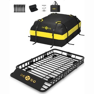 Universal Roof Rack Basket, 200 Lbs Capacity Rooftop Cargo Carrier Basket - 1 of 4
