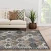 Lahome Moroccan Trellis Washable Area Rug-Soft Carpet for Living Room, Bedroom, or Entryway - 2 of 4