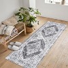 Machine Washable Vintage Area Rugs with Non Slip Rugs - 3 of 4