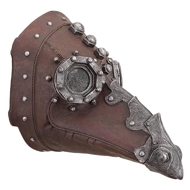 Design Toscano Doctor of Death Steampunk Plague Sculptural Mask: Set of Two, 3 of 7