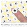 Unique Bargains Scrapbooking Crafts Round Self-Adhesive Alphabet Letter Stickers 15 Pcs - 3 of 4