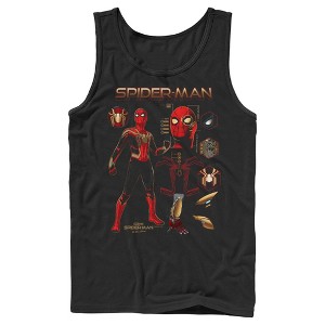 Men's Marvel Spider-Man: No Way Home Iron Suit Gear Tank Top - 1 of 4