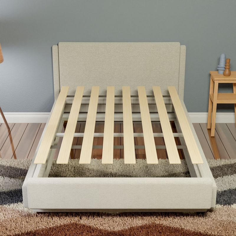 Continental Sleep, 0.75-Inch Standard Vertical Mattress Support Wooden Bunkie Board/Slats, 6 of 10