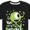 Boys' - Disney - Mike Yay It's My Birthday Short Sleeve Graphic T-Shirt - 2 of 4