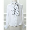 Allegra K Women Retro Polka Dot Skinny Scarf Neck Scarves Wrap Long Neckerchief Hair Band 1 Pc - 2 of 4