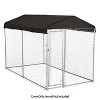 WeatherGuard CL-00301 5' x 10' Outdoor All Season Dog Kennel Waterproof Cover - 2 of 4
