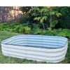 Vego Garden 6-in-1 Modular Rectangular Metal Outdoor Raised Garden Bed 42"x60"x11" - 3 of 4