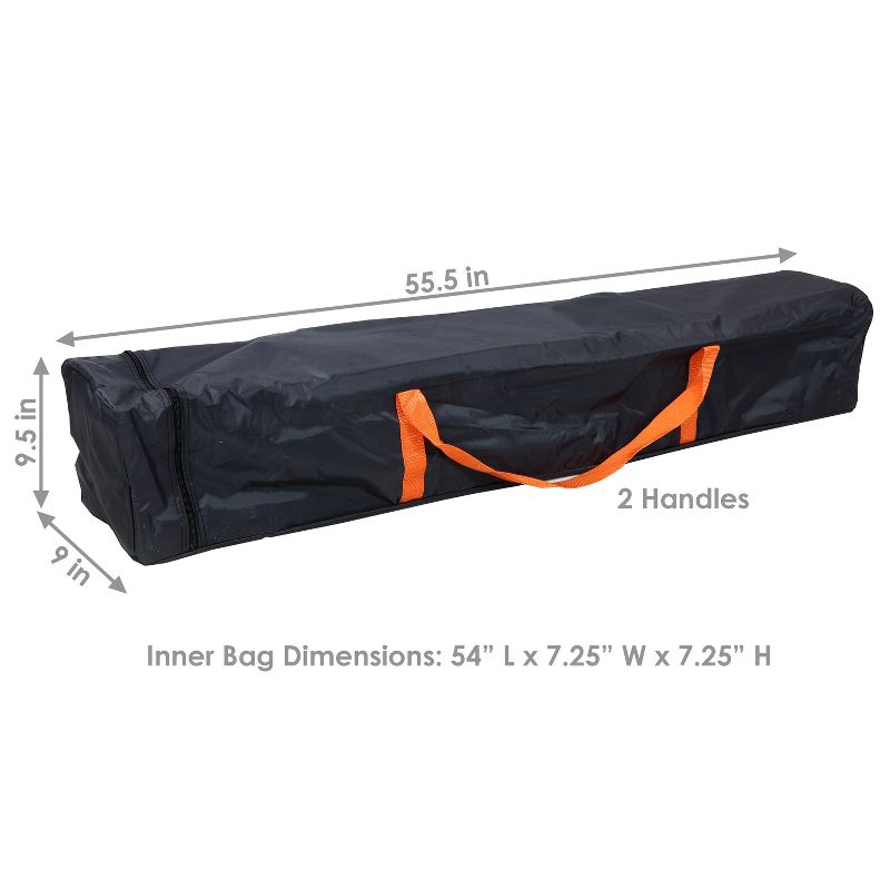 Sunnydaze Standard Pop-Up Canopy 120D Polyester Carrying Bag - Black, 3 of 8