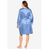 Amoureuse Plus Size The Luxe Satin Short Peignoir Set - 3 of 4