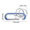 Unique Bargains Car Fob Keychain with Double Hoop - 3 of 4