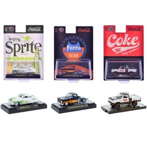 "Sodas" Set of 3 pieces Release 54 Limited Edition to 10000 pieces Worldwide 1/64 Diecast Model Cars by M2 Machines - 1 of 4
