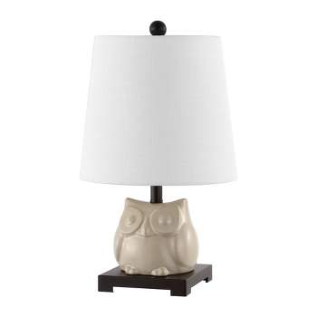 16" Justina Ceramic Mini LED Table Lamp (Includes LED Light Bulb) - JONATHAN Y