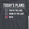 Men's - Instant Message - Todays Lake Plans Short Sleeve Graphic T-Shirt - 2 of 4