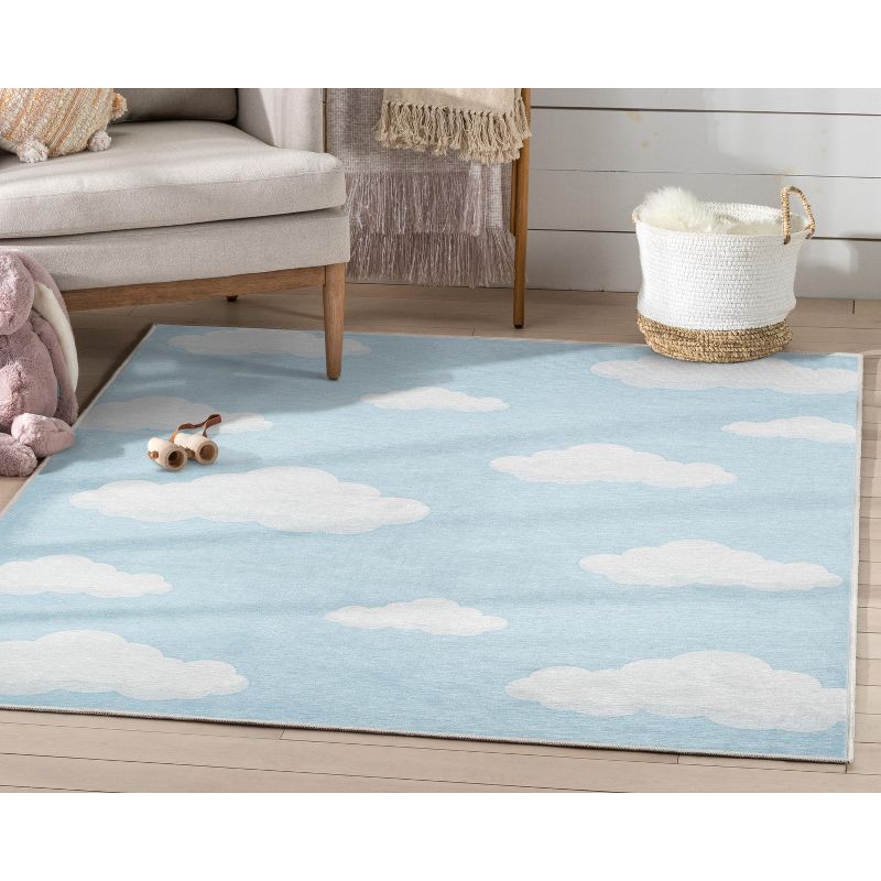 Well Woven Clouds Apollo Kids Collection Area Rug, 3 of 10