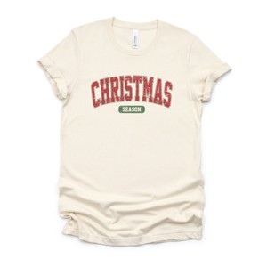 Simply Sage Market Varsity Christmas Season Short Sleeve Tee - 1 of 4