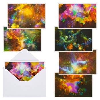 Best Paper Greetings 48-Pack Cosmic Blank Cards and Envelopes Greeting Cards Bulk Assortment with Envelopes for All Occasions, 6 Designs, 4 x 6 Inches
