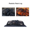 TOBILI 23 inch infrared quartz heater fireplace insert -woodlog version with brick - 4 of 4