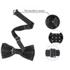 Allegra K Men's Pre-Tied Adjustable Polka Dots Tuxedo Work Party Prom Bow Ties - 3 of 4
