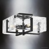 Urban Ambiance Luxury Mediterranean Indoor Ceiling Light,  7-1/4''H x 13"W x 13''D,  Matte Black Finish, UHP5076 - 3 of 4
