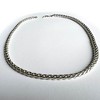 Black Bow Jewelry Men's 5mm, Sterling Silver Round Solid Spiga Chain Necklace - 4 of 4