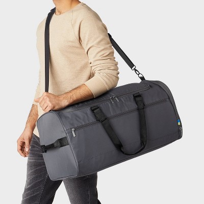 60L Duffel Bag Gray - Open Story™: Water-Resistant Softside Luggage