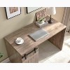 NicBex Home Office Desk 47.25" W Modern Writing Desk with 1 Storage Cabinet, 3 Shelves, Metal Hinge and Wooden Frame for Office, Study - 3 of 4