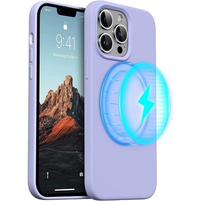 Entronix [Magnetic] Case Compatible with iPhone 15 Pro - Soft-Touch Liquid Silicone
