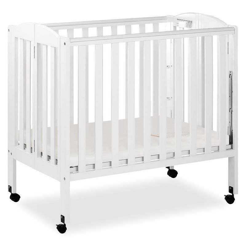 Dream On Me 3 in 1 Portable Folding Stationary Side Crib, 3 of 13