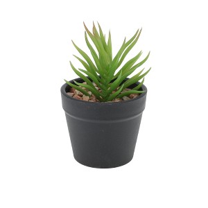 Unique Bargains Artificial Plants Plastic Green 2.76"x2.76"x3.54" 1 Pcs - 1 of 4