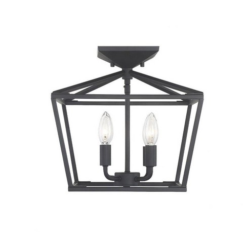 Savoy House Townsend 4 - Light Semi-Flush Mount in  Matte Black - image 1 of 4