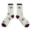 Harry Potter Hogwarts Letters Womens White Casual Crew Socks With 3D Hedwig Attachment - image 2 of 4