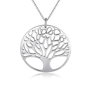 Tree of Life Necklace for Women Sterling Silver Family Tree Pendant for Mom or Grandma Ginger Lyne - 1 of 4