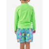RuggedButts Boys UPF50+ Sun Protected Neon Stretch Swim Trunks - Neon Jelly Time, 6 - 4 of 4