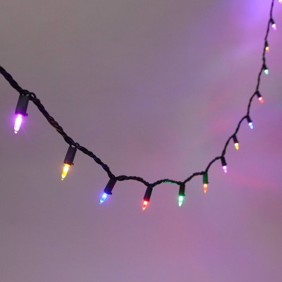 Philips 60ct LED Super Bright Mini String Lights Multicolor with Green Wire