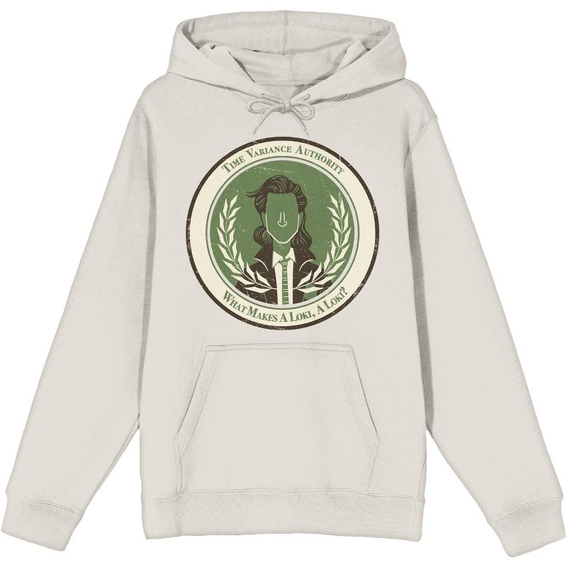 The Variance Authority Green Graphic Men's Packaged Hoodie  in Sand, 1 of 3